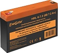 Аккумулятор для ИБП ExeGate HRL 6-7.2 (6В, 7.2 А·ч)