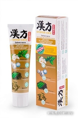 Зубная паста Modum Kampo Oriental Care Восточный чай с жасмином и мятой 100 г