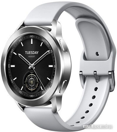 Xiaomi Watch S3 M2323W1 (серебристый/серый, международная версия)