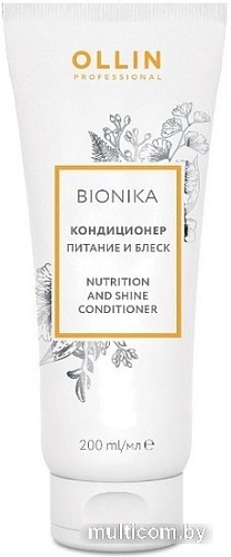 Кондиционер Ollin Professional BioNika Питание и блеск 200 мл
