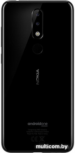 Смартфон Nokia 5.1 Plus (глянцевый черный)