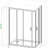 Душевой уголок Royal Bath RB8100HPD-C 100x80