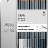 Набор простых карандашей Winsor &amp; Newton 490008 (12 шт)