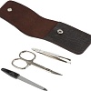 Набор для маникюра и педикюра Dewal 900BROWN (коричневый)