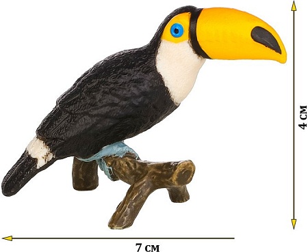 Фигурка Masai Mara Мир диких животных. Птица большой тукан MM211-168