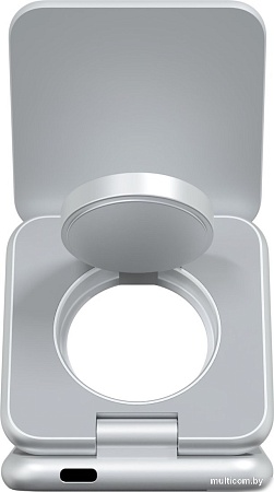 Беспроводное зарядное Magssory Fold Pro 3 в 1 WCH063 (серебристый)