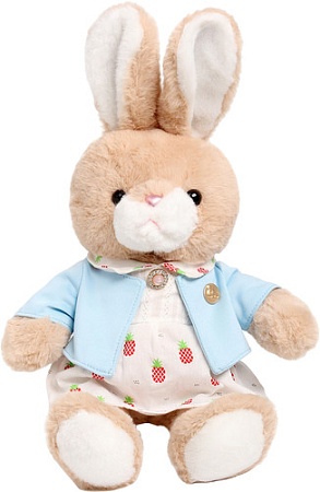 Классическая игрушка Milo Toys Little Friend Зайка в платье и голубой кофточке 9905658