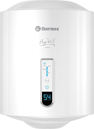 Накопительный электрический водонагреватель Thermex Auga 30 V Slim Wi-Fi