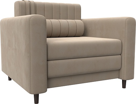Кресло-кровать Лига диванов Лига-070 132556 (велюр Seven 729 бежевый)