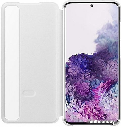 Чехол Samsung Smart Clear View Cover для Galaxy S20 (белый)