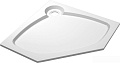 Душевой поддон Cezares 100x100 TRAY-S-P-100-56-W (белый)