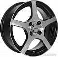 Литые диски X'trike X-118 15x6&quot; 4x100мм DIA 60мм ET 45мм BK/FP