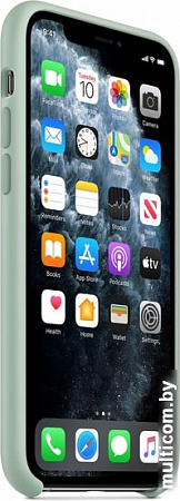 Чехол Apple Silicone Case для iPhone 11 Pro (голубой берилл)