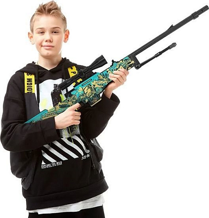 Ружье игрушечное VozWooden Active AWP/AWM СтикерБомбинг 2003-0110
