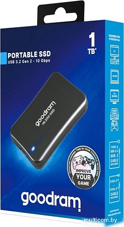 Внешний накопитель GOODRAM HL200 512GB (серый)