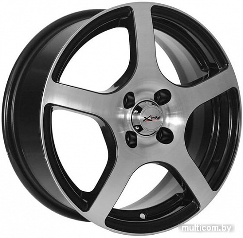 Литые диски X'trike X-118 15x6&quot; 4x100мм DIA 60мм ET 45мм BK/FP