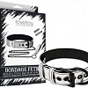 Ошейник Lovetoy Bondage Fetish Black Matt Collar With Leash LV761004 (серебристый)
