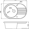 Кухонная мойка БелЭворс Rondo L (олово)