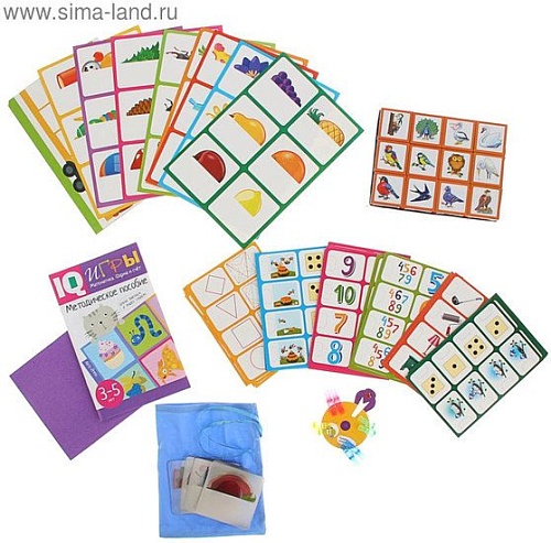 Развивающая игра Айрис-Пресс Сундучок с IQ играми. Математика. Форма и счет 9785811255986