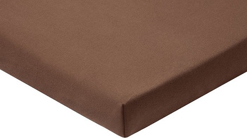 Постельное белье Альвитек Трикотажная на резинке 90x200 ПТР-ШОК-090 (шоколад)