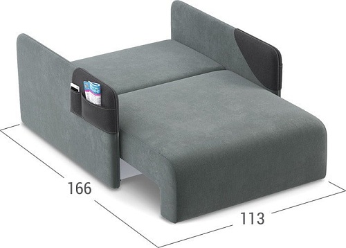 Кресло-кровать Moon Trade Барселона 118 002768 (серый)