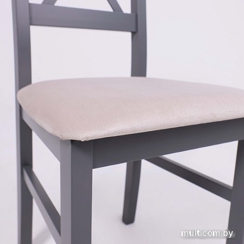 Стул DREWMIX Nilo 10 105497 (серая ткань 26B/графит)