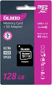 Olmio microSDXC 128GB V30 UHS-I Class 3 (U3)