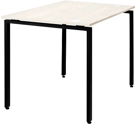 Стол Millwood Лофт Сиэтл ДТ-5 130x70x75 (дуб белый Craft/черный)