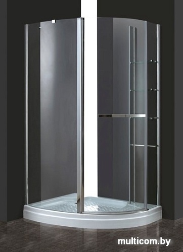 Душевой уголок Cezares Elena-W-RH-1-120/90-C-Cr-L