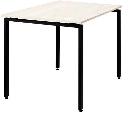 Стол Millwood Лофт Сиэтл ДТ-5 130x70x75 (дуб белый Craft/черный)