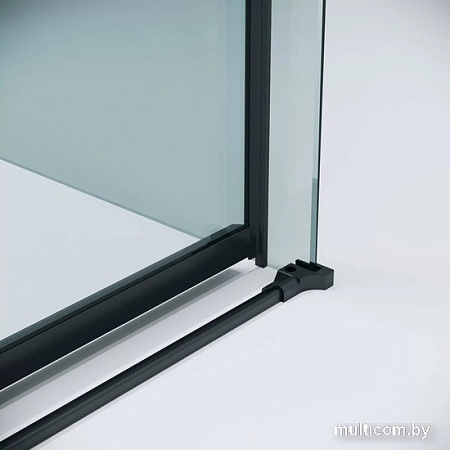Душевой уголок Grossman Classic 130x90x195 120.K33.04.1390.21.00 (черный матовый/прозрачное стекло)