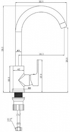Смеситель Esko Snow SW 519