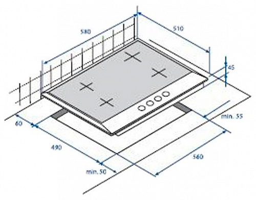 Варочная панель BEKO HIAG 64235 SX