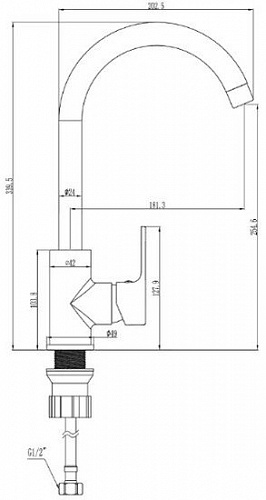 Смеситель Esko Snow SW 519