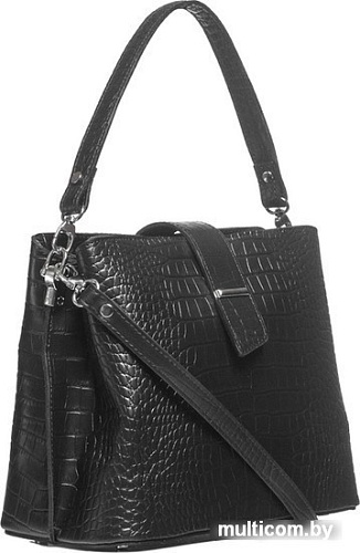 Женская сумка Souffle 101 1015001 (черный кайман эластичный)