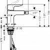 Смеситель Hansgrohe Metris 31280000