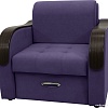 Кресло Сириус Лидер-1 НПБ 105x110 (Eva 31 велюр фиолетовый)