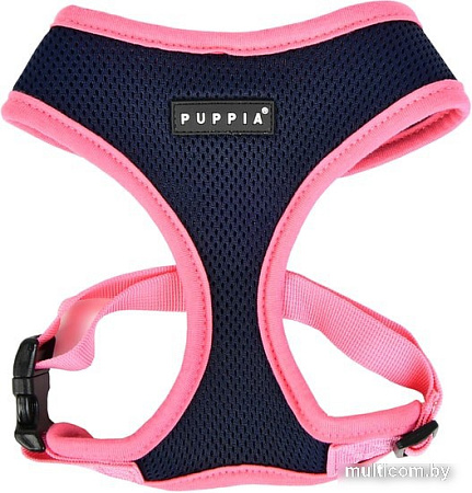 Шлейка Puppia Soft II PATD-HA1770-NY-S (сине-розовый)