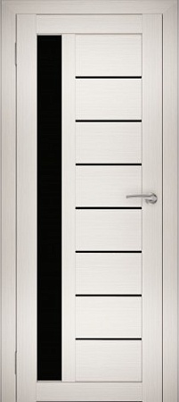 Юни Амати 4 (ч) 80x200 (эшвайт/черное стекло)