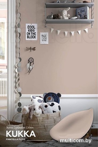 Краска Finntella Foxy Lapselli Matte Kukka F-50-1-3-FL220 2.7 л (бежевый)