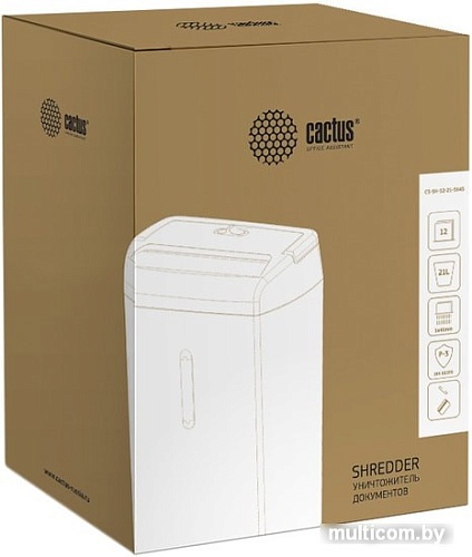 Шредер CACTUS CS-SH-12-21-5X45