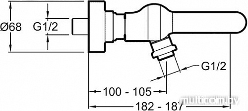 Смеситель Jacob Delafon Singulier E10867-CP