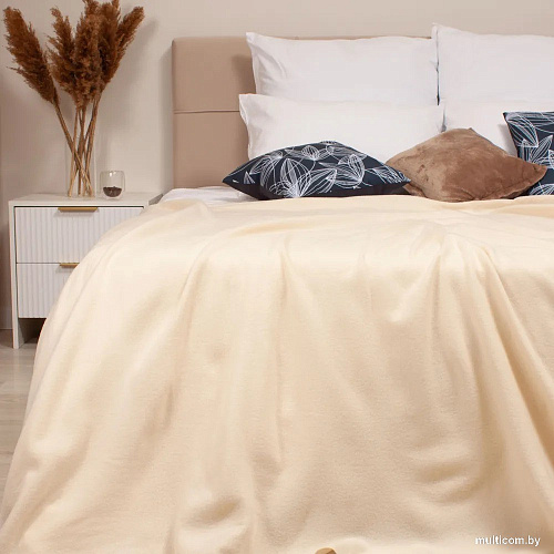 Плед Casa Conforte London Basic 150x200 6155330 (бежевый)