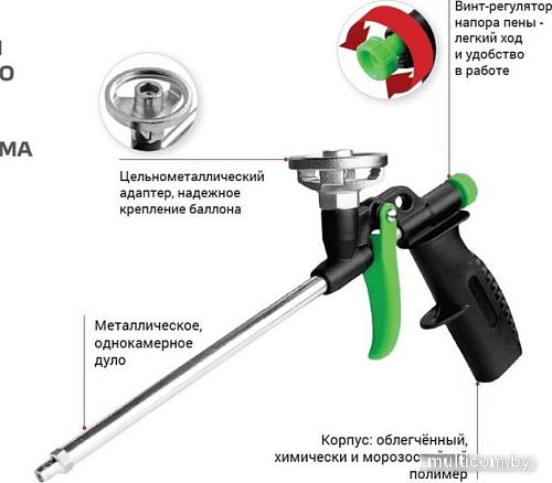 Пистолет для монтажной пены Fomeron Diy-L 590131