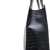 Женская сумка Souffle 269 2695001 (черный кайман эластичный)