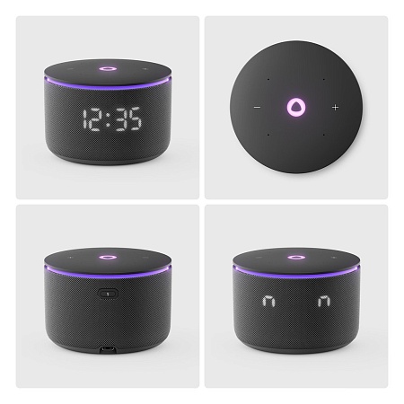 Умная колонка Яндекс Станция Мини 3 Про (черный)