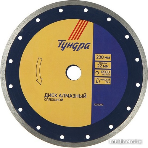 Отрезной диск алмазный Tundra 1032299