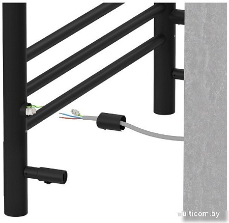 Полотенцесушитель Aquatek Альтаир П10 500x900 (Quick Touch, черный муар)