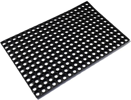 Придверный коврик Vortex 50x100 20098 (черный)