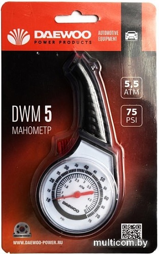 Манометр Daewoo Power DWM 5